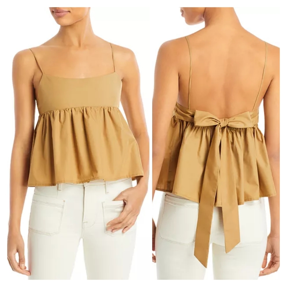 En Saison Tie Back Babydoll Top Size L